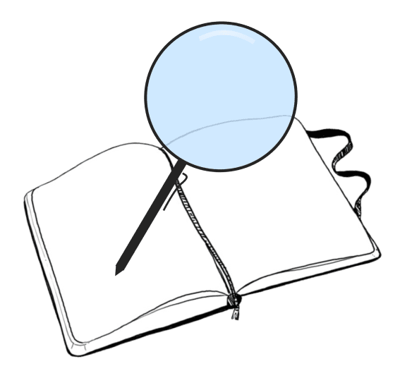 pen and journal graphic